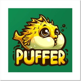 Puffer Fish Posters and Art